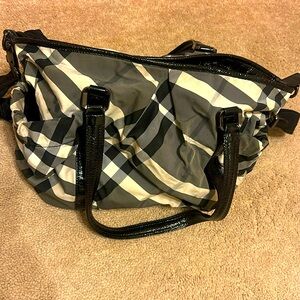 Burberry diaper bag